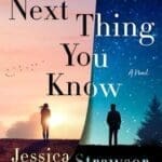 The Next Thing You Know book cover with cloudy sky and dark sky