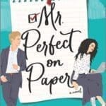 Mr. Perfect on Paper by Jean Meltzer book cover with man and woman drawn on a paper list