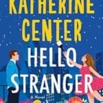 Hello Stranger book cover with cartoon image of man on one side and woman on other side.