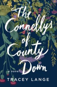 The Connelly's of County Down book cover with leaves in the background