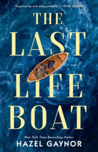 The Last Lifeboat book cover features a boat in an ocean pictured from above