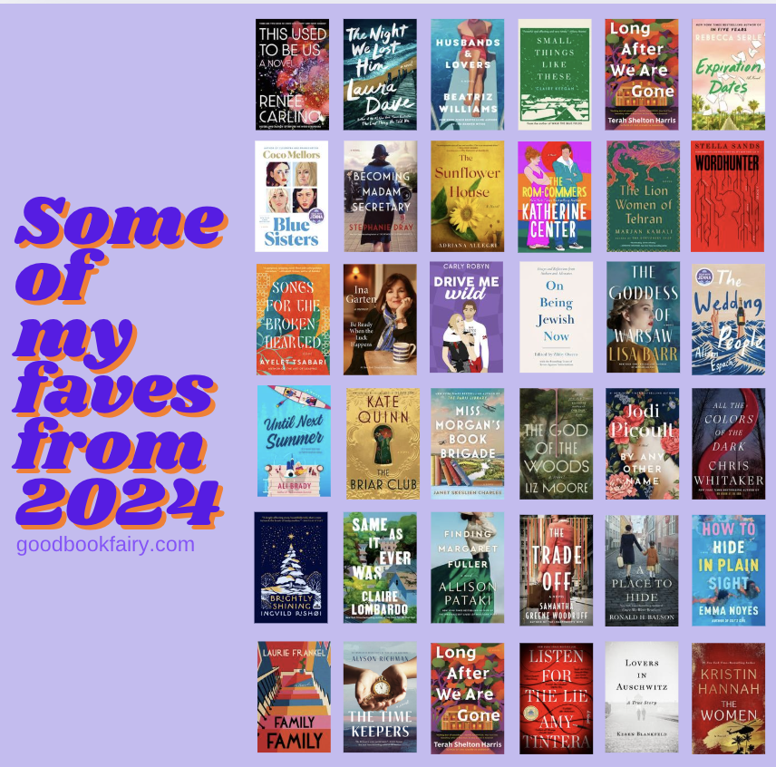 Best of 2024 with pictures of 36 book covers