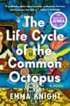 The Life Cycle of the Common Octopus book cover with abstract floral and a girl in background.
