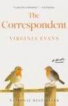 The Correspondent by Virginia Evans book cover with two birds on a post