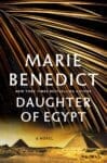 Daughter of Egypt by Marie Benedict featuring a golden pyramid on the cover.